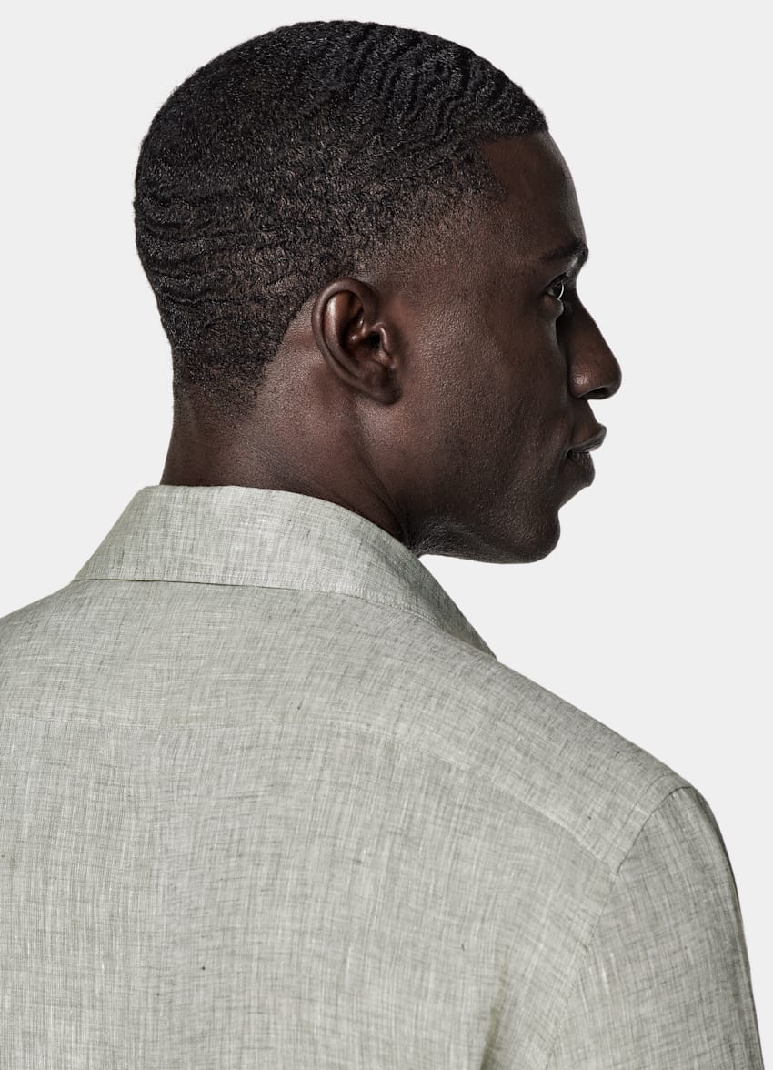 Light Green Tailored Fit Shirt