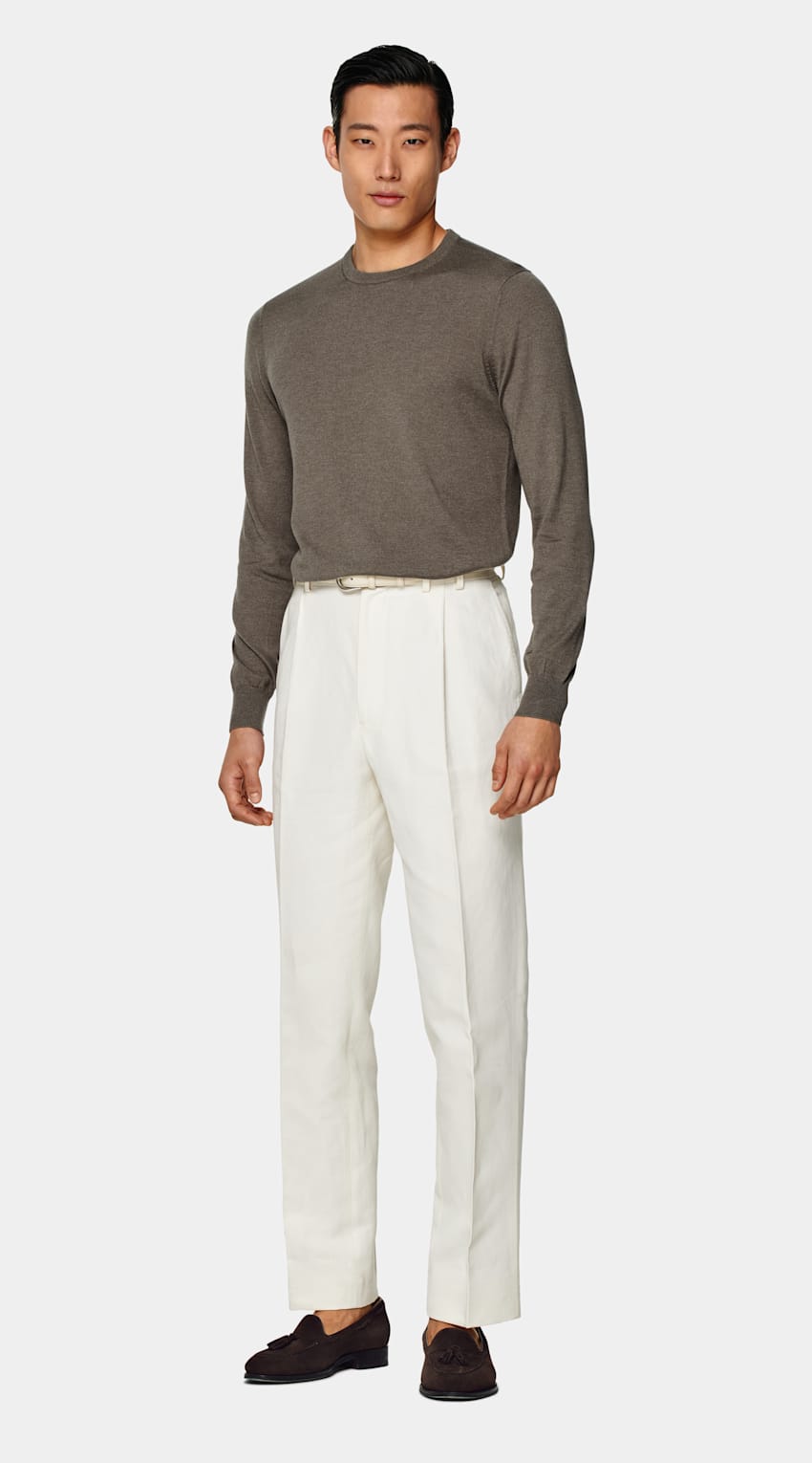 Taupe Crewneck
