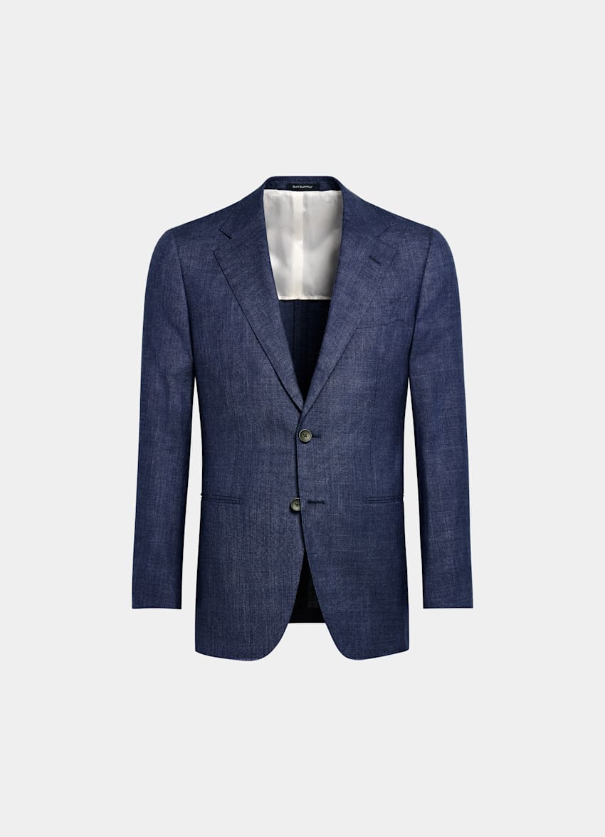 Light Blue Tailored Fit Havana Suit