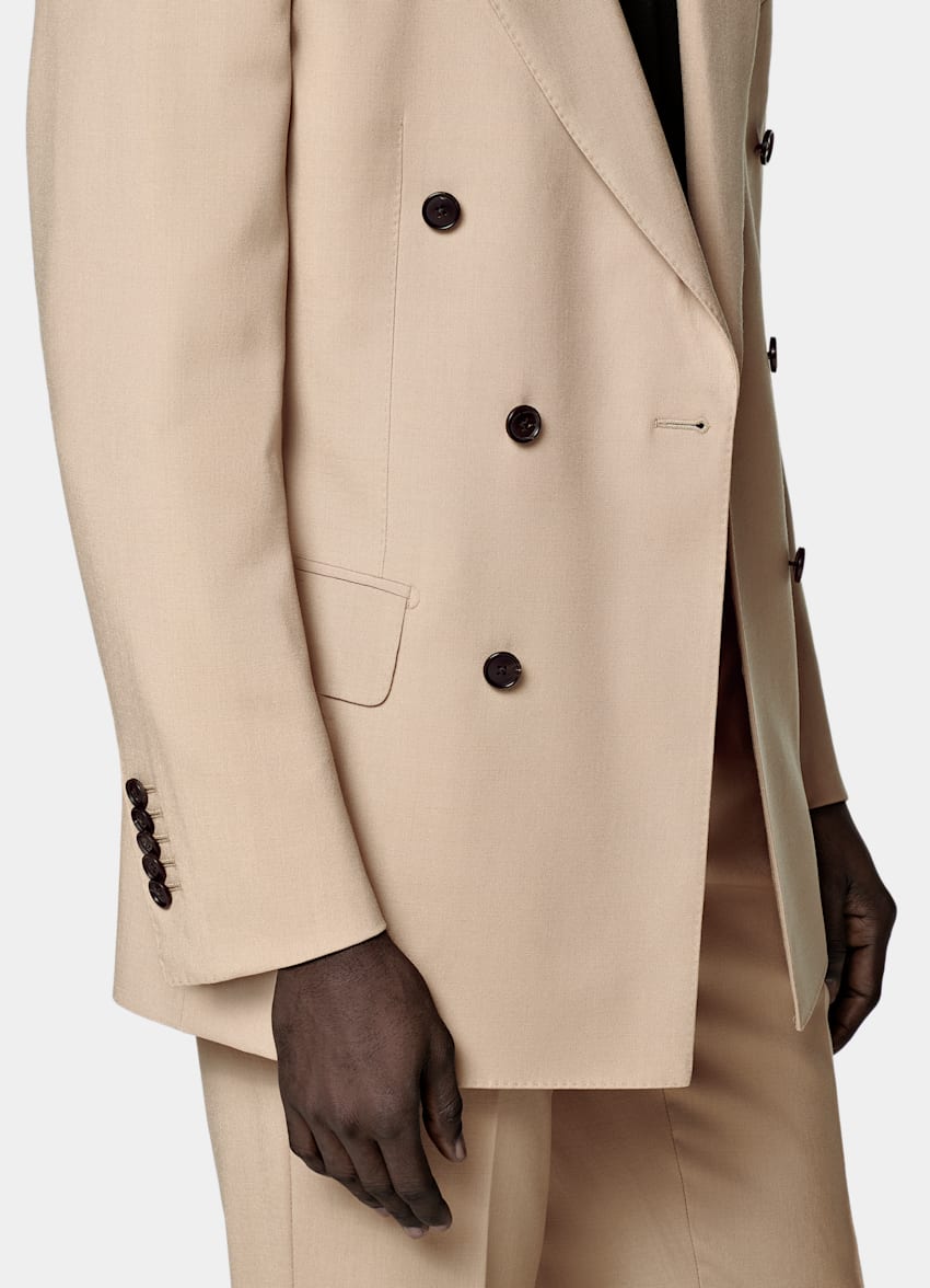 Mid Brown Tailored Fit Milano Suit