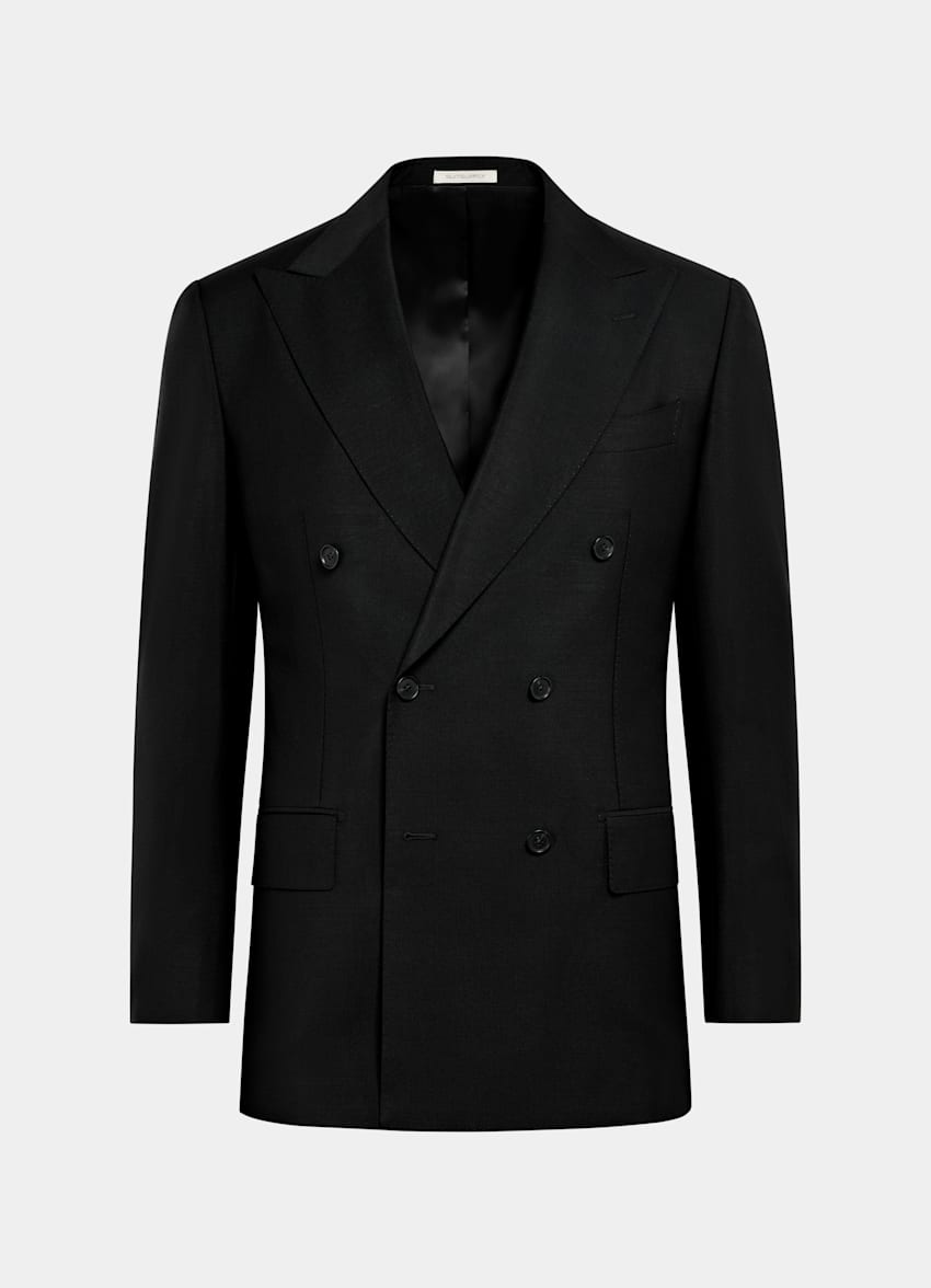 Black Tailored Fit Milano Suit