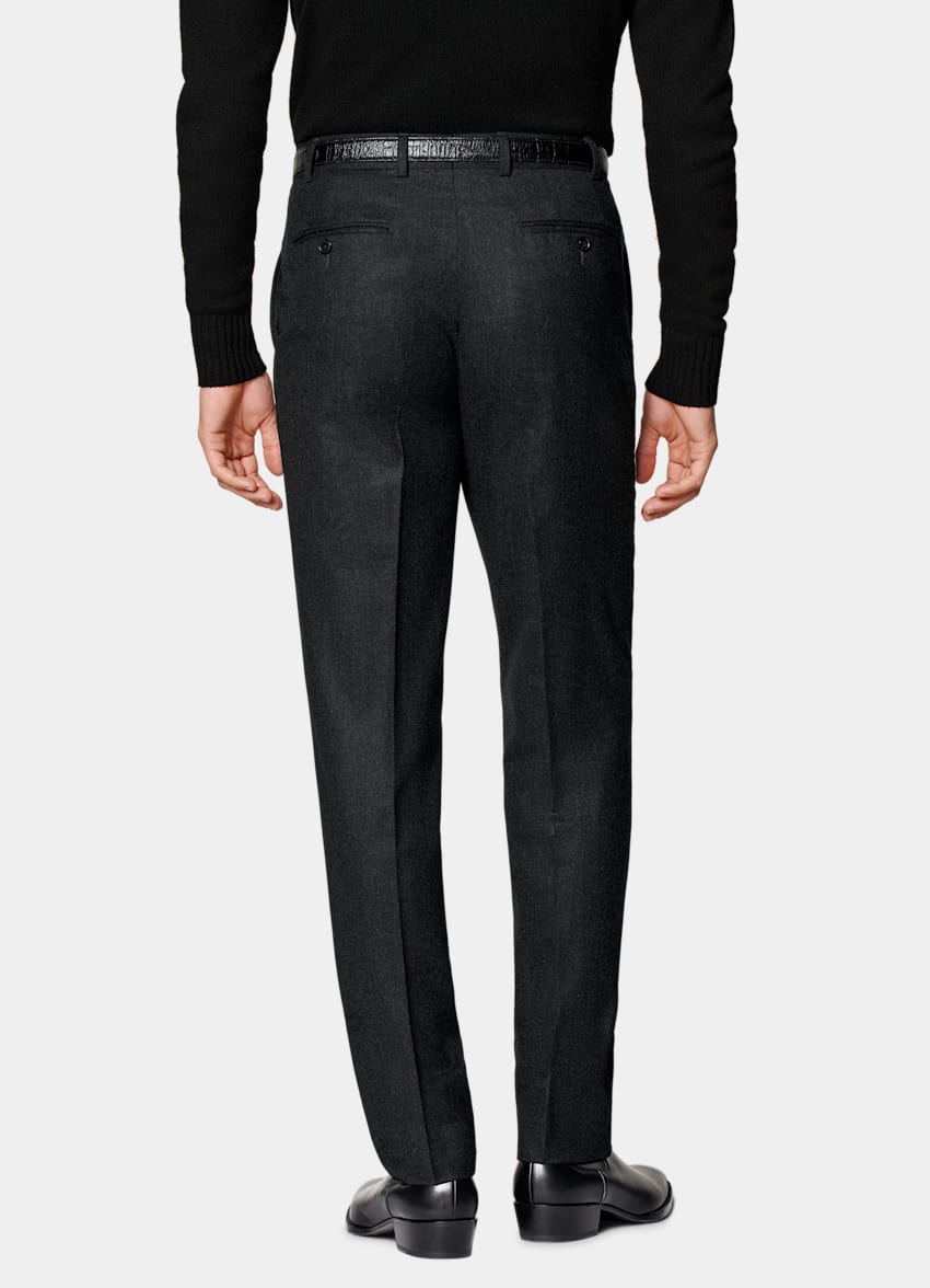 Dark Grey Straight Leg Pants