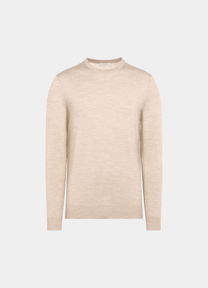 Grey Merino Crewneck