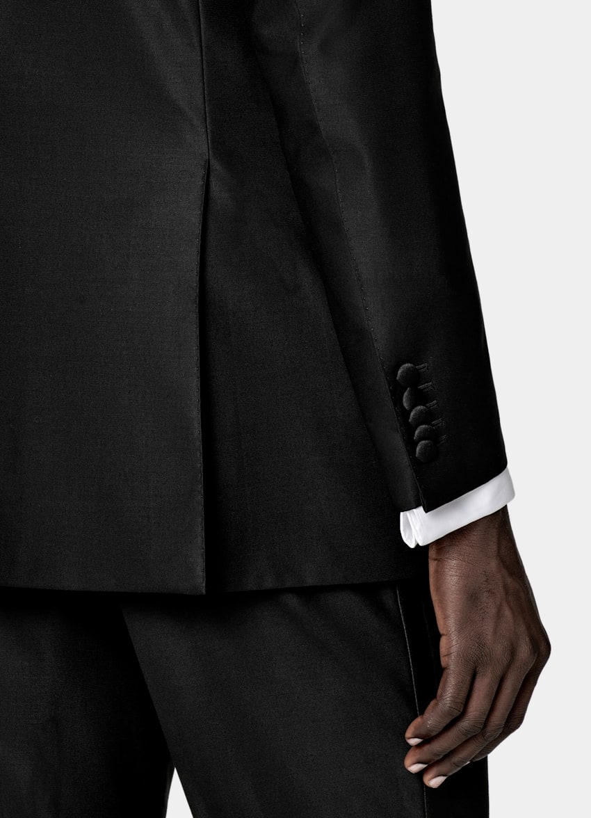 Black Tailored Fit Milano Tuxedo