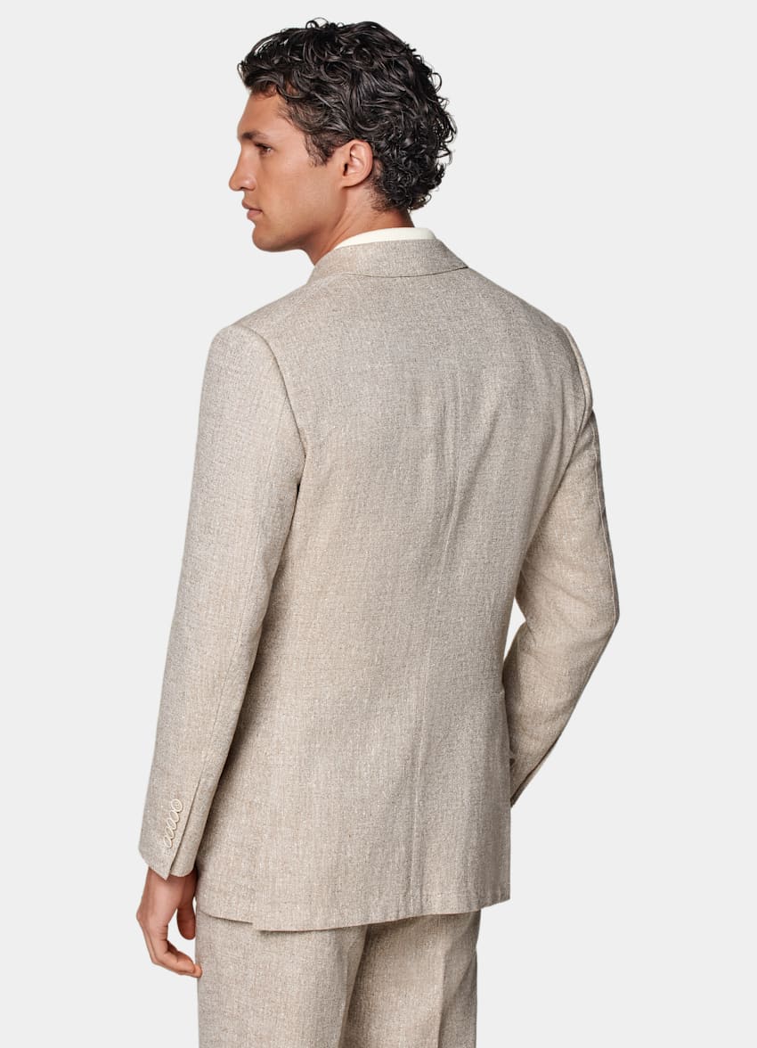 Sand Tailored Fit Milano Suit