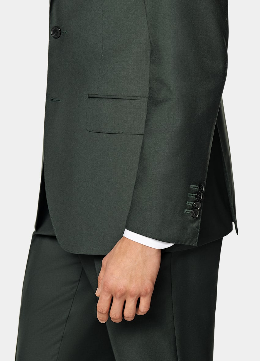 Dark Green Custom Made Suit