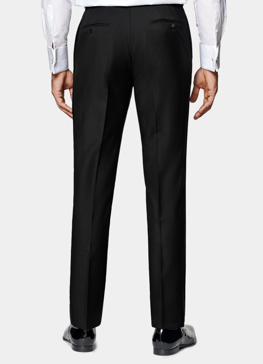Black Tailored Fit Lazio Tuxedo