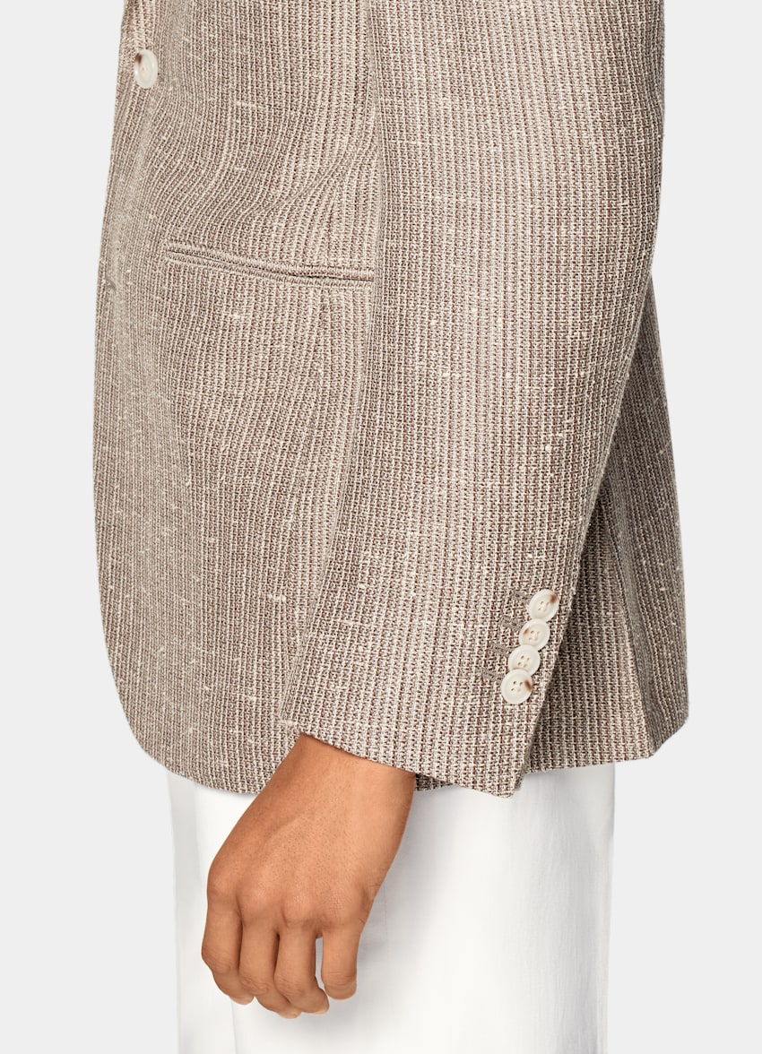 Taupe Relaxed Fit Roma Blazer