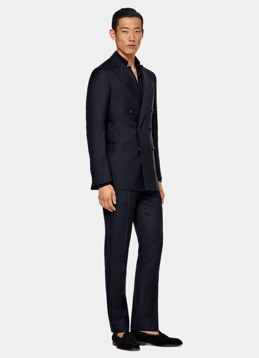 Navy Custom Made Suit