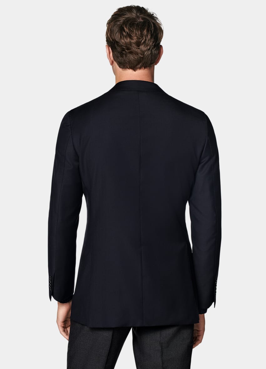 Navy Tailored Fit Havana Suit Jacket