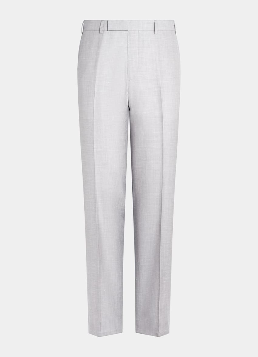 Light Grey Tailored Fit Havana Suit