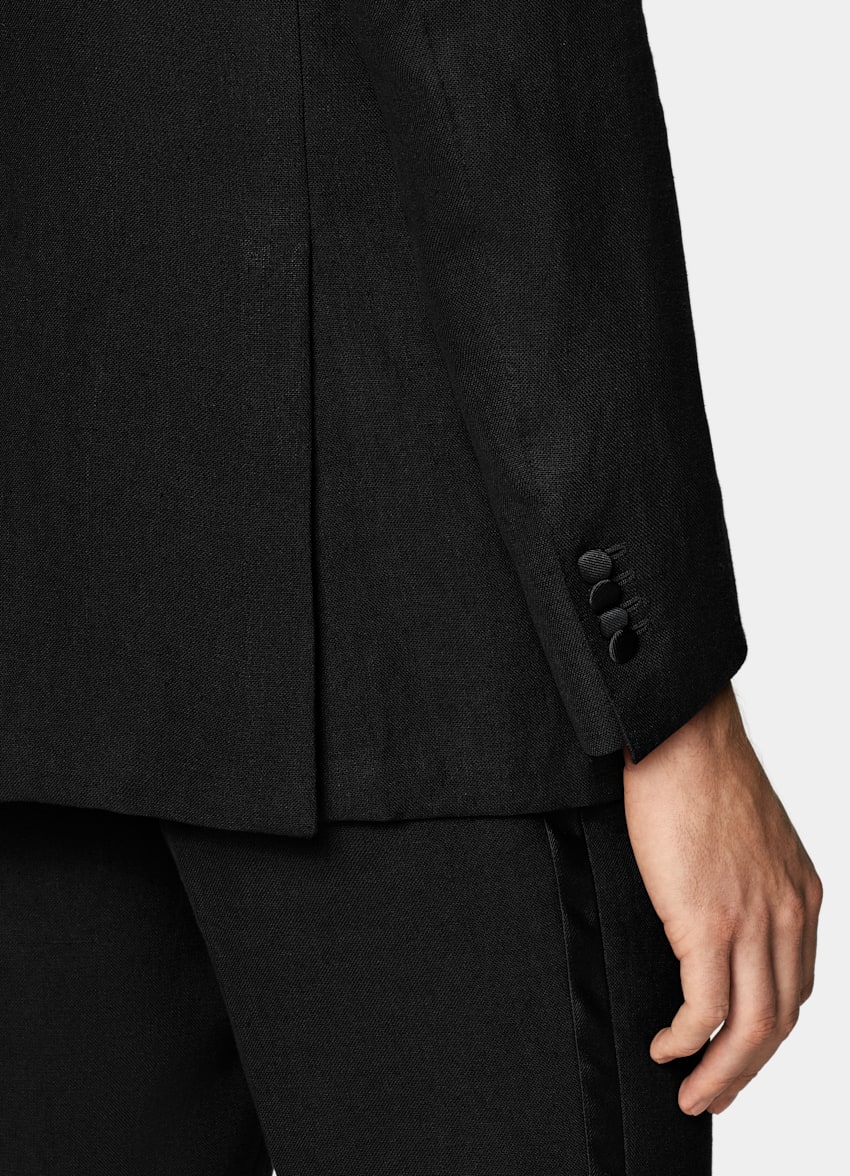 Black Tailored Fit Havana Tuxedo