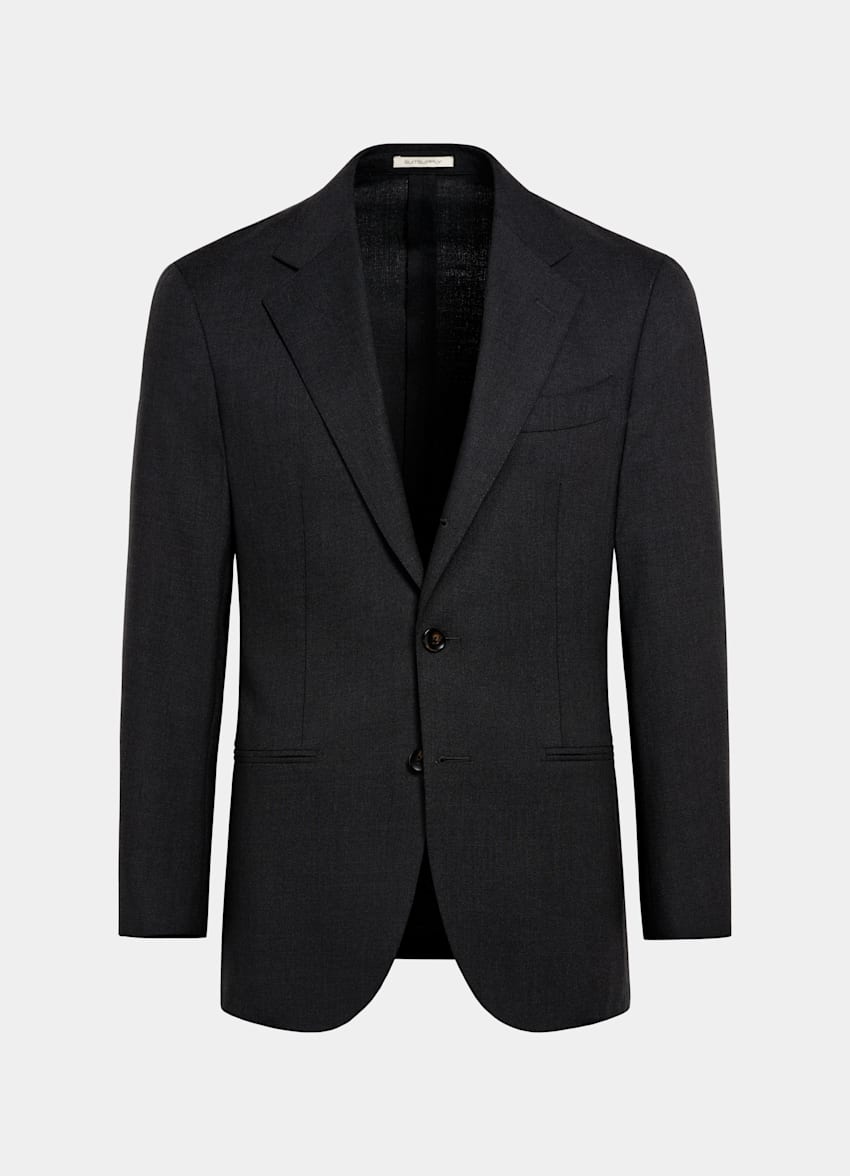 Dark Grey Tailored Fit Havana Suit