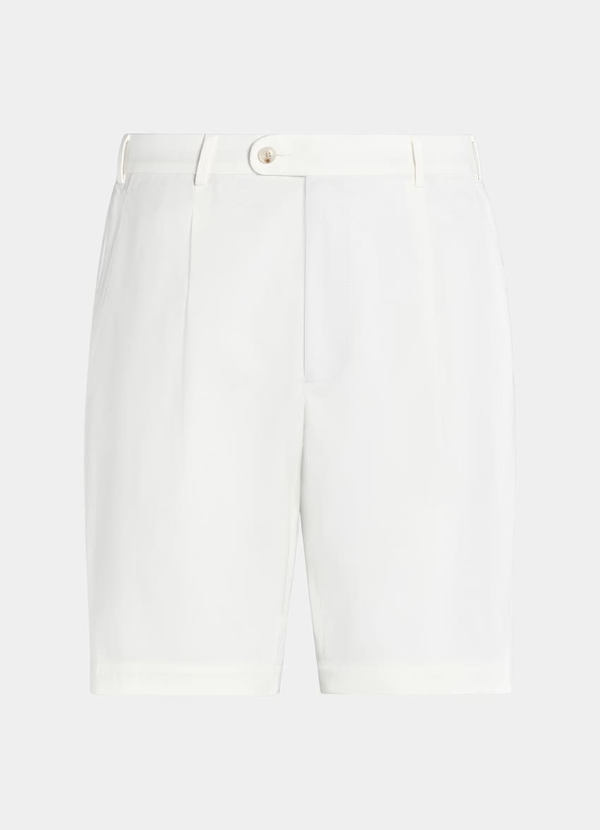 Off-White Straight Leg Shorts