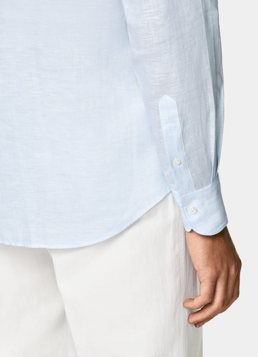 Light Blue Tailored Fit Shirt