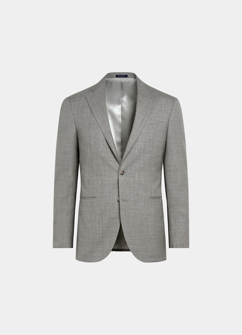 Mid Grey Perennial Tailored Fit Lazio Suit