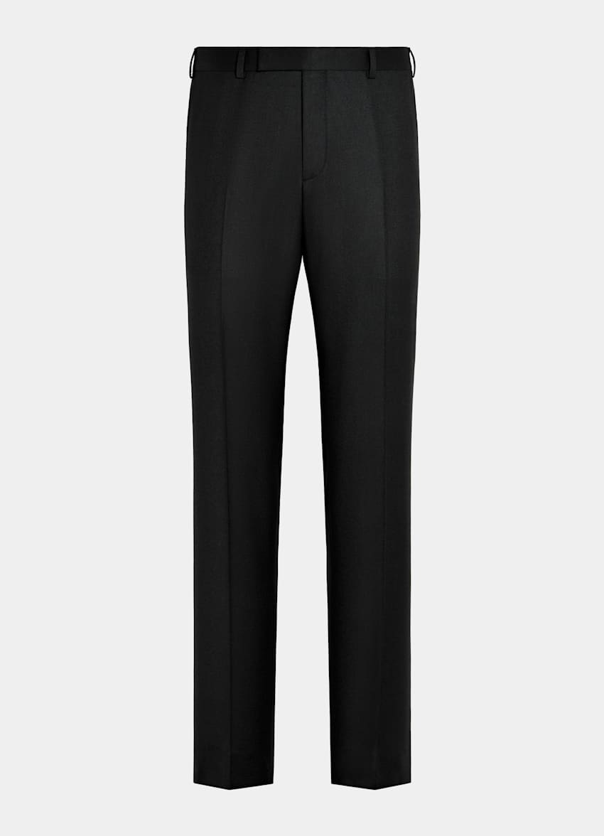 Black Relaxed Fit Roma Suit