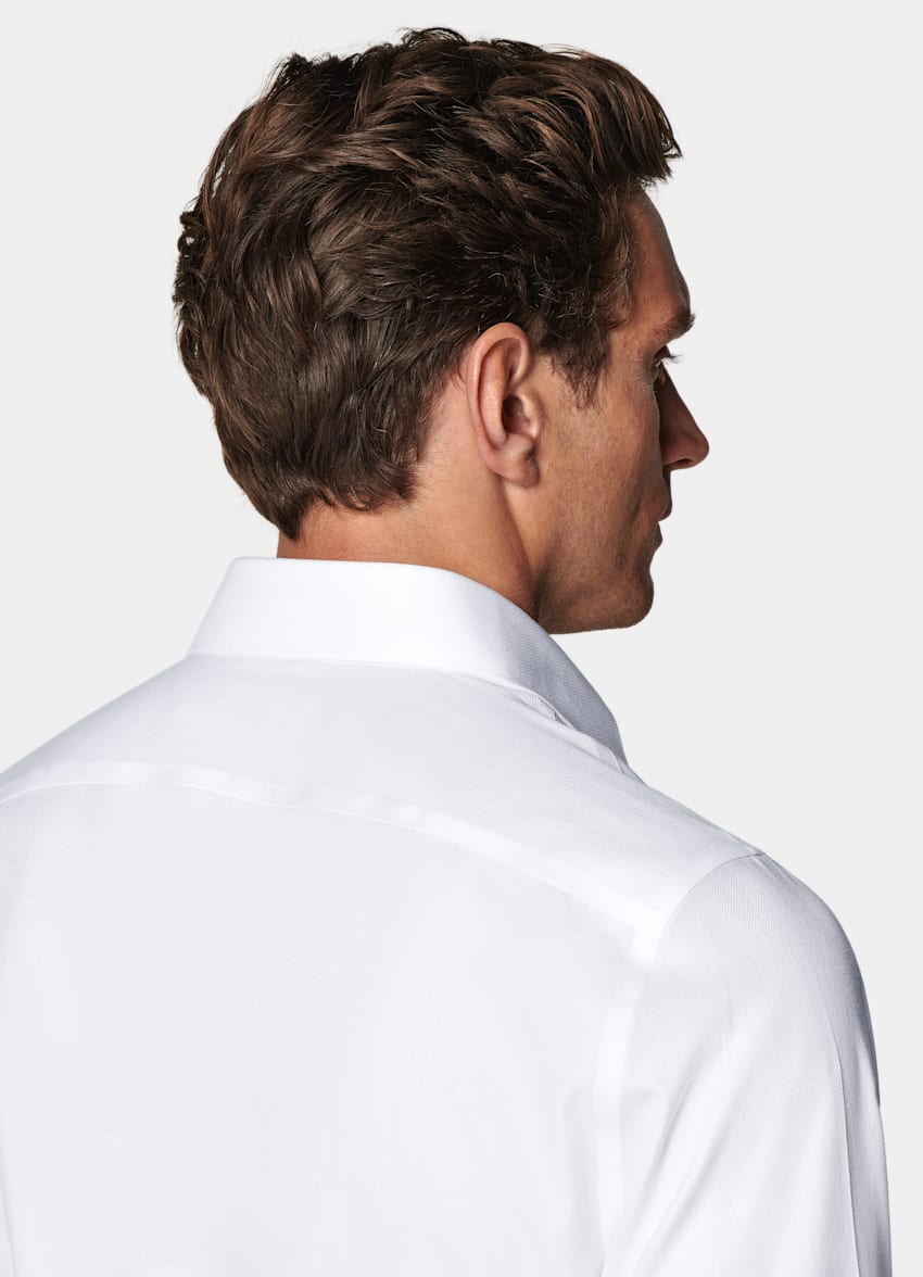 White Royal Oxford Slim Fit Shirt