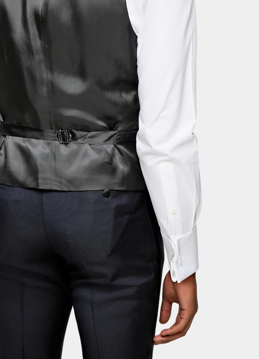 Navy Tuxedo Waistcoat