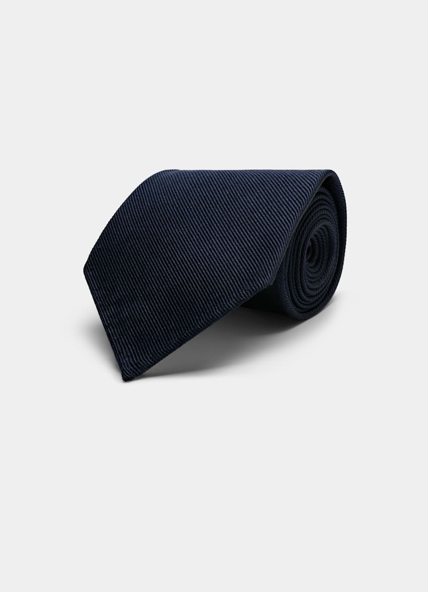 Navy 7 Fold Tie