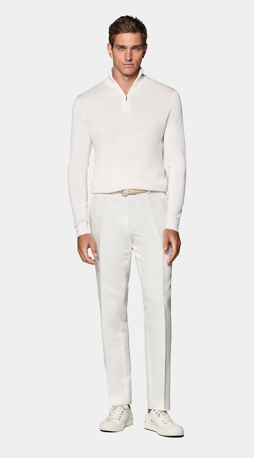 Off-White Half Zip