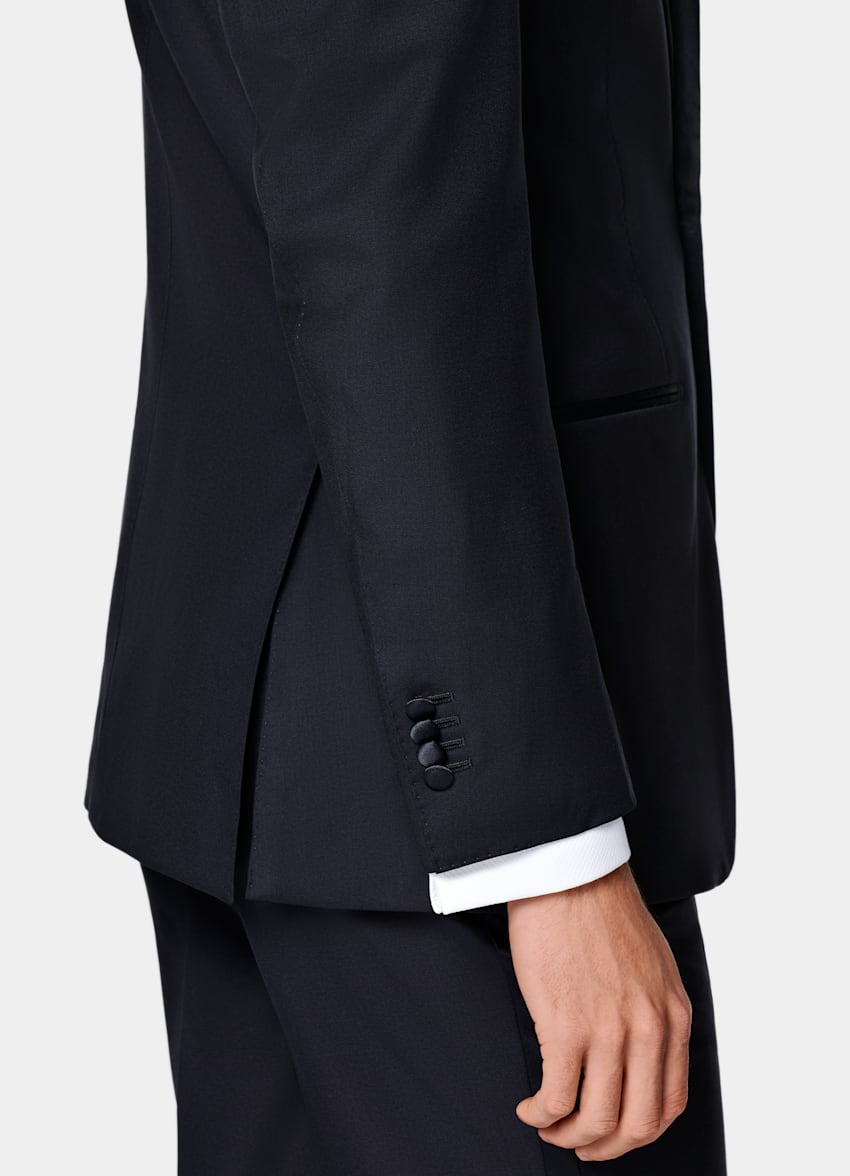 Navy Tailored Fit Havana Dinner Jacket