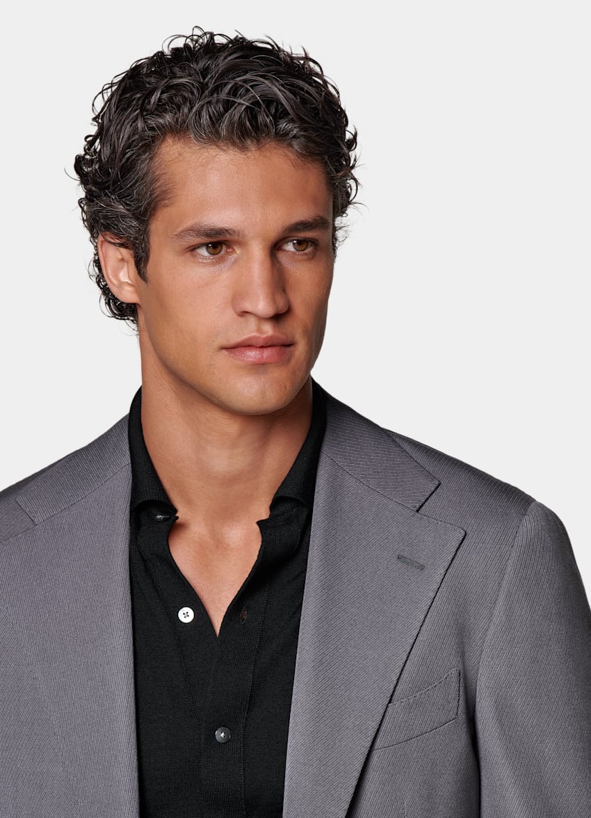 Mid Grey Relaxed Fit Roma Suit