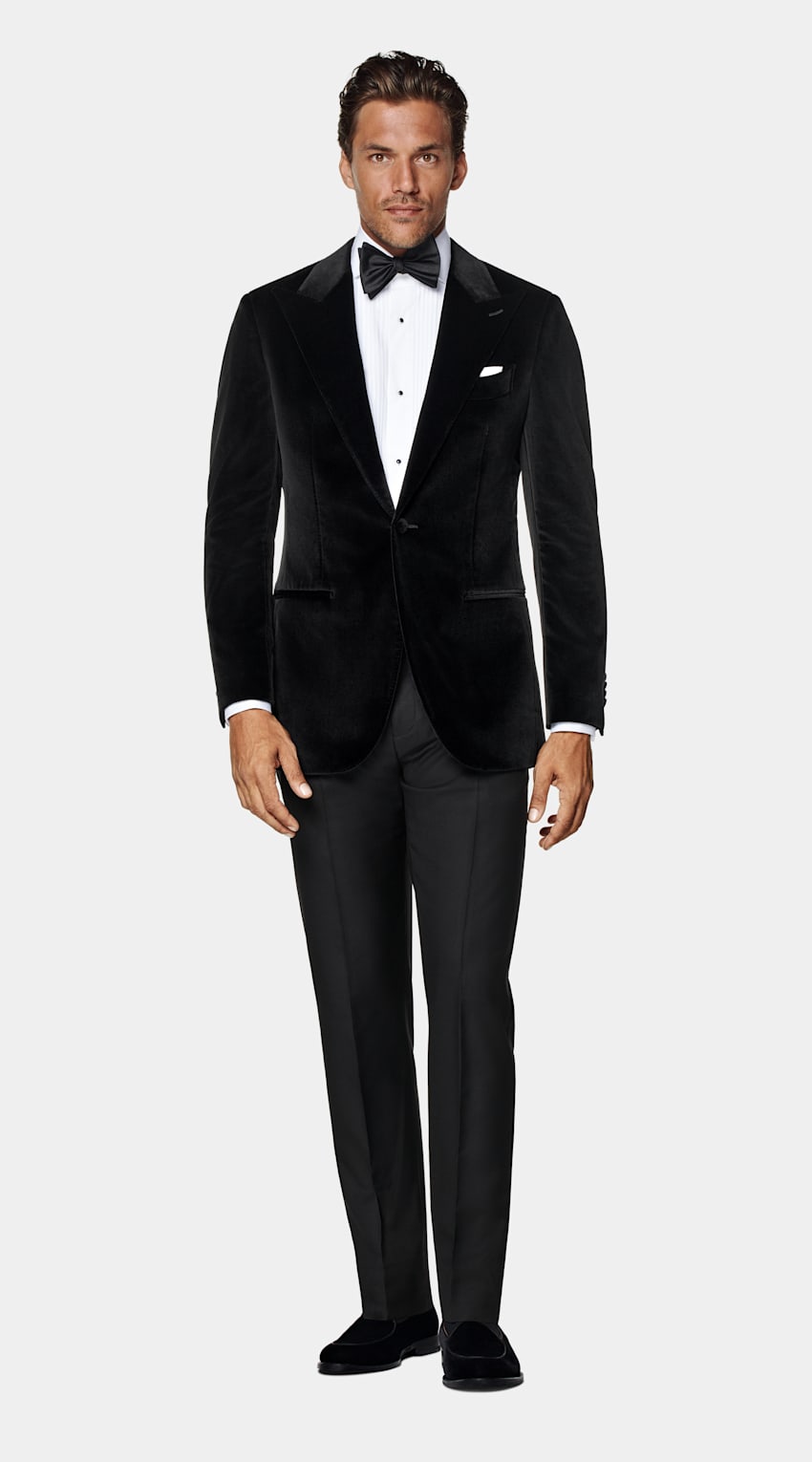 Black Tailored Fit Havana Dinner Jacket
