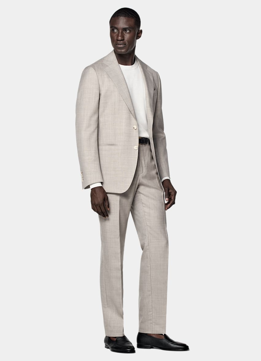 Light Brown Perennial Tailored Fit Havana Suit