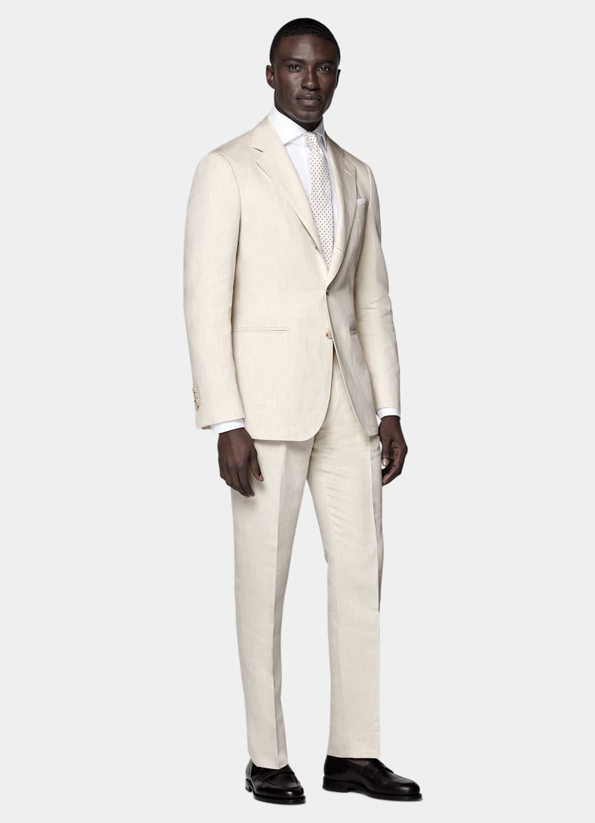Sand Tailored Fit Havana Suit