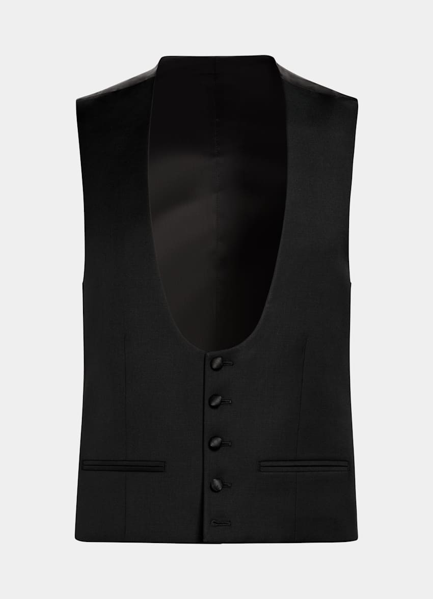 Black Three-Piece Tailored Fit Havana Tuxedo
