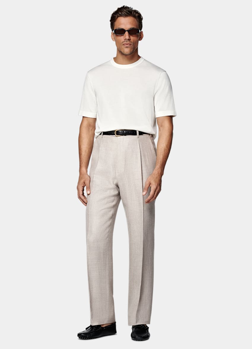 Off-White Short Sleeve Crewneck