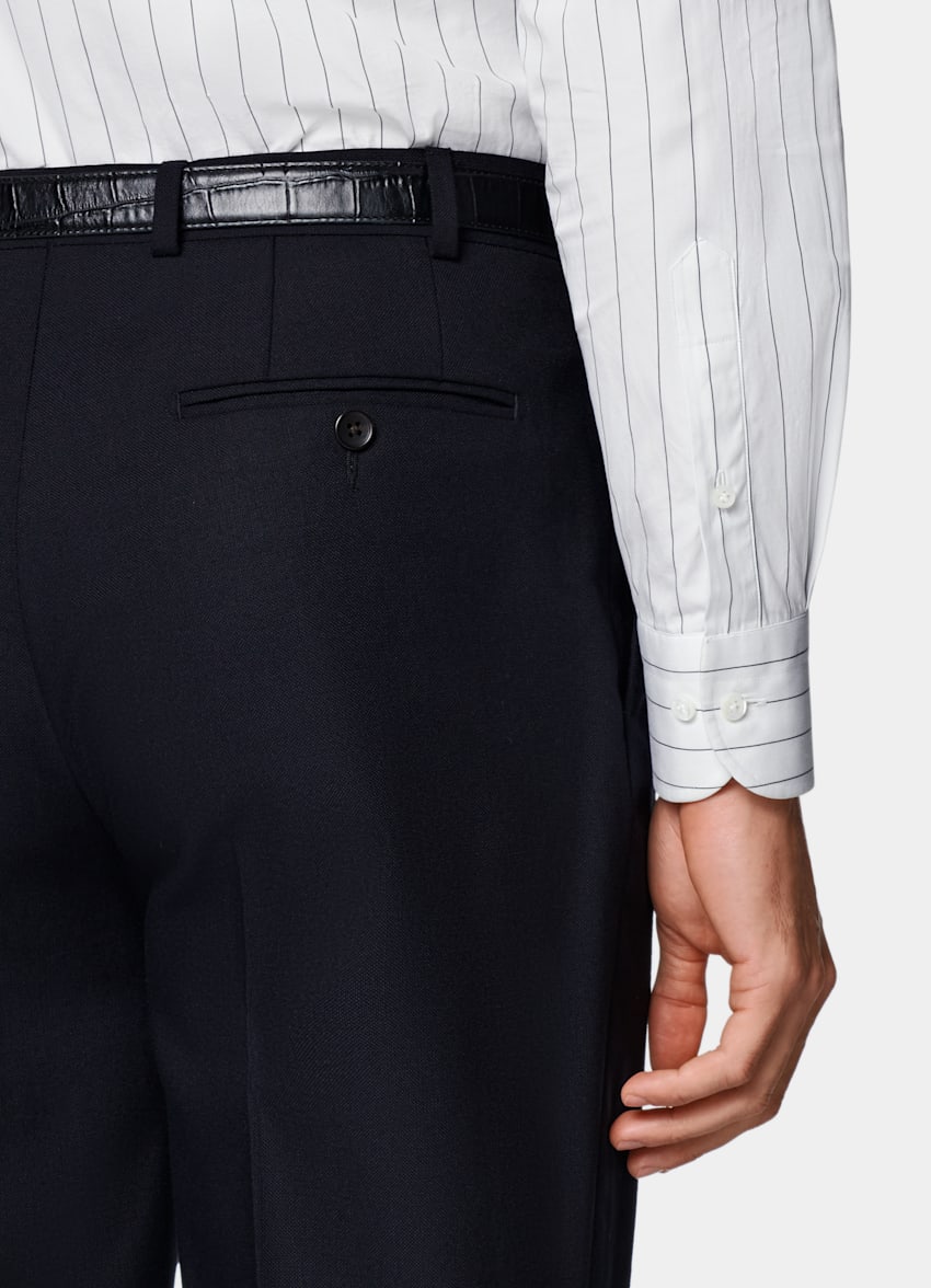 Navy Tailored Fit Havana Suit