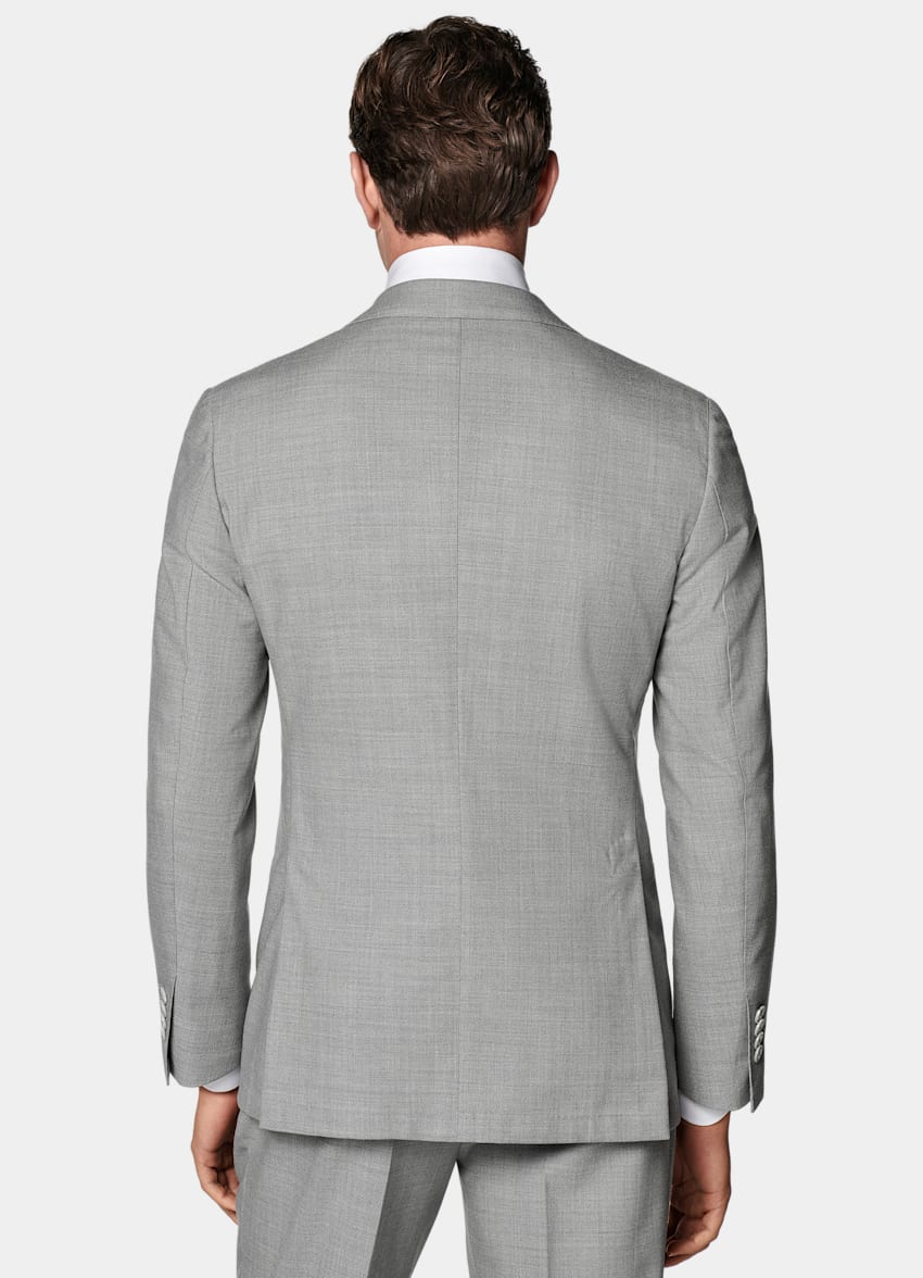 Light Grey Tailored Fit Havana Suit