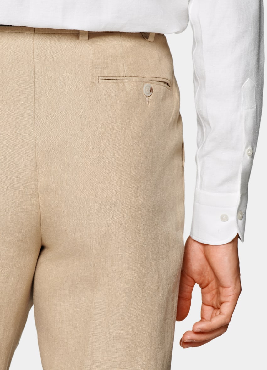 Sand Relaxed Fit Roma Suit