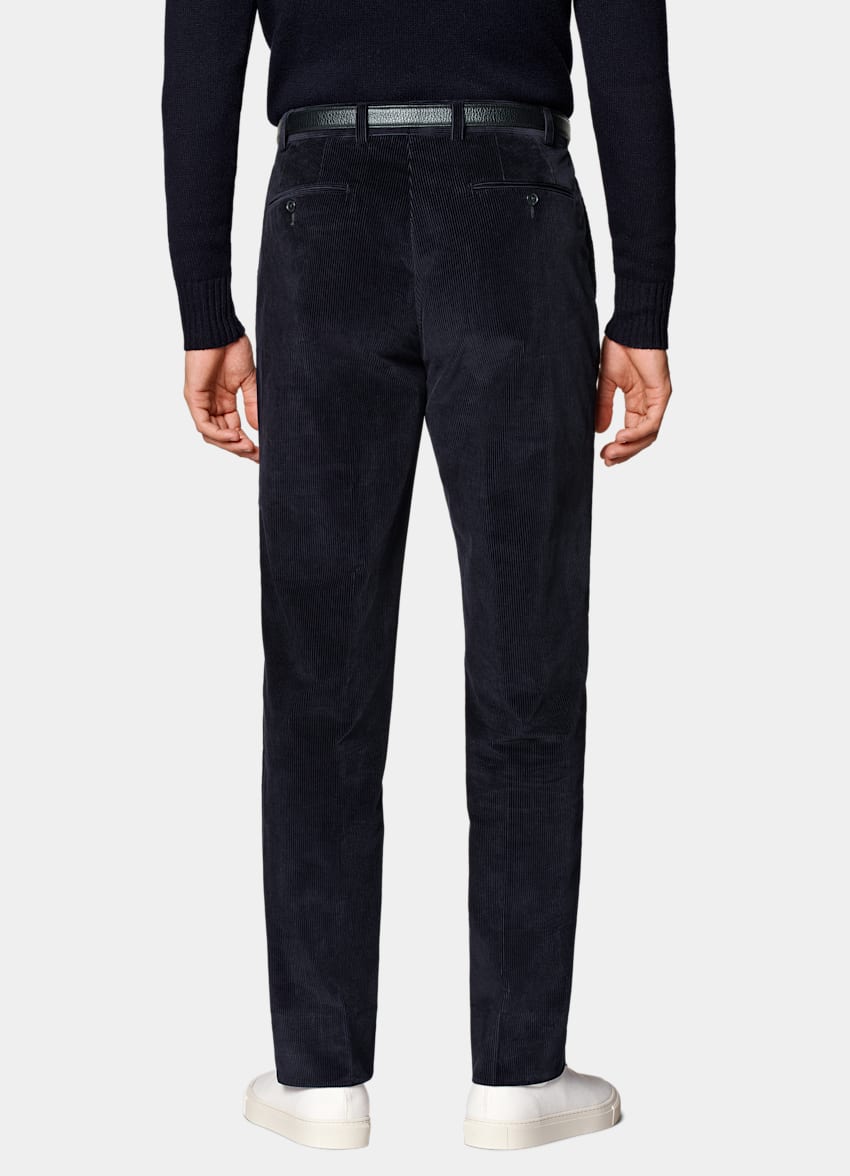 Navy Straight Leg Pants