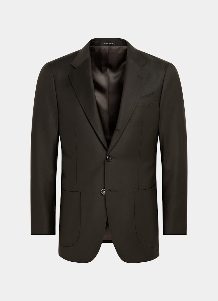 Dark Brown Perennial Tailored Fit Havana Suit