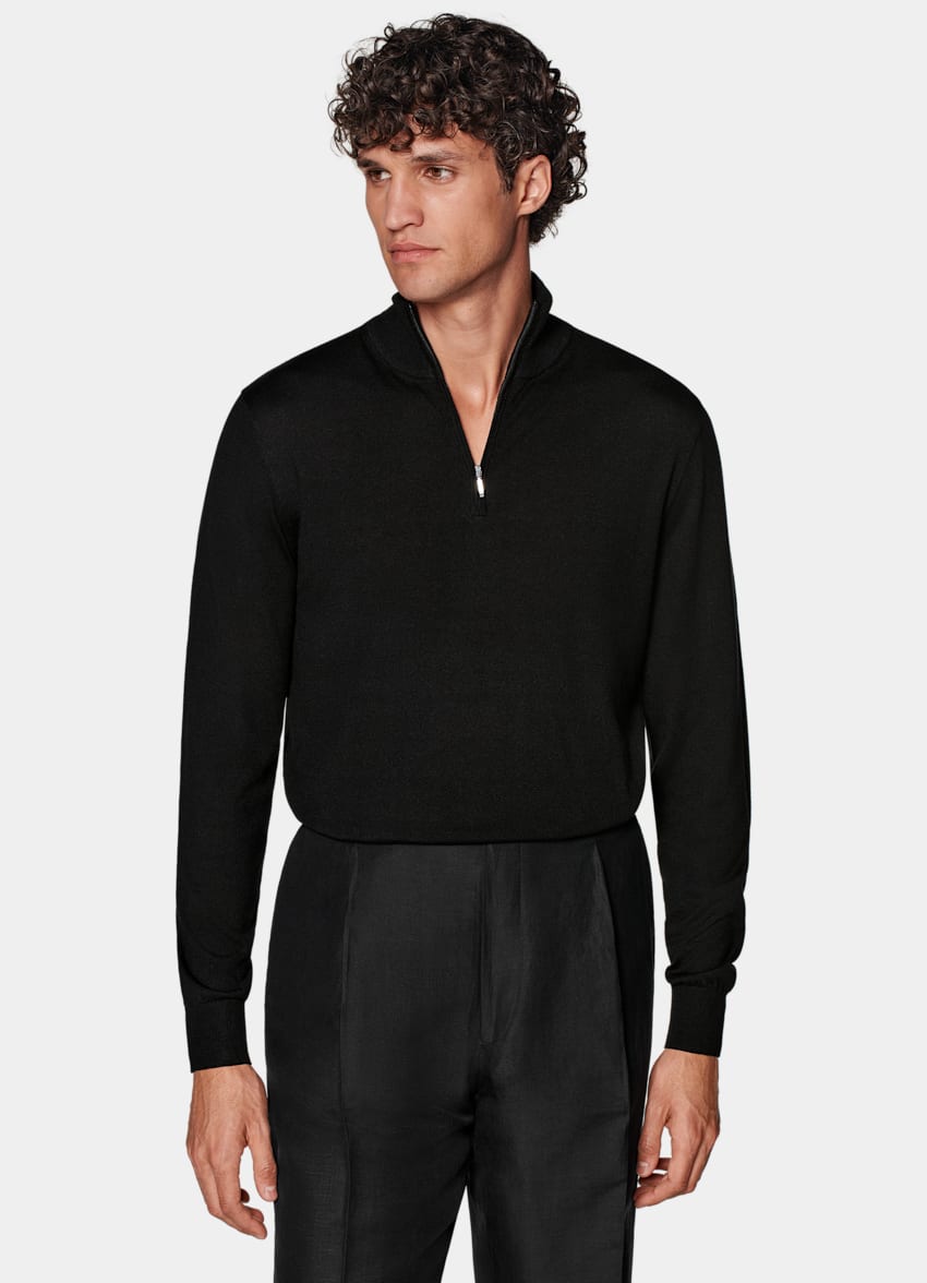 Black Half Zip