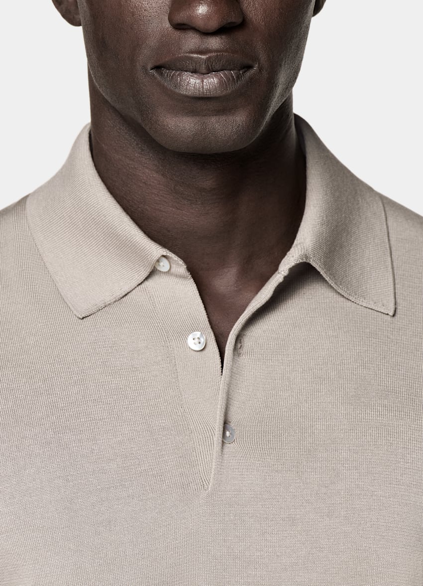 Light Taupe Polo