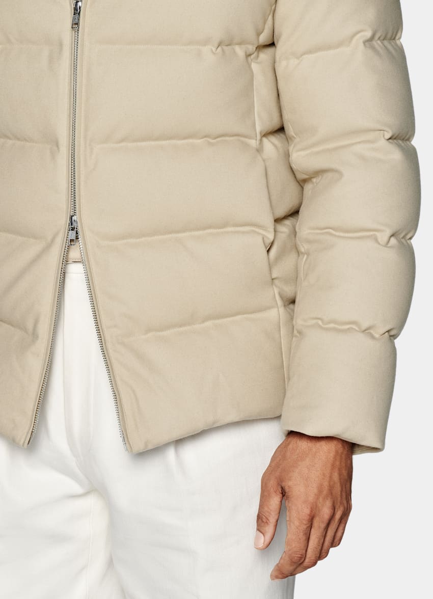 Light Brown Down Jacket