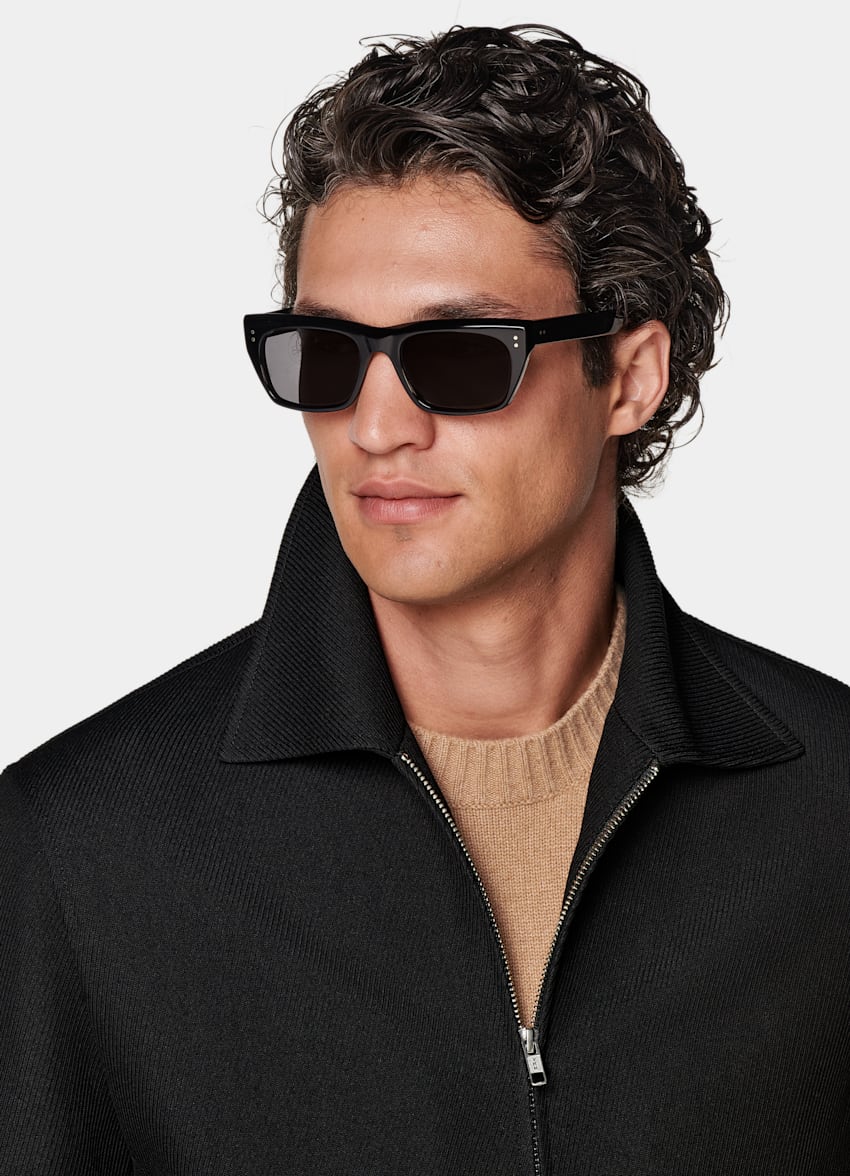 Black Bomber Jacket