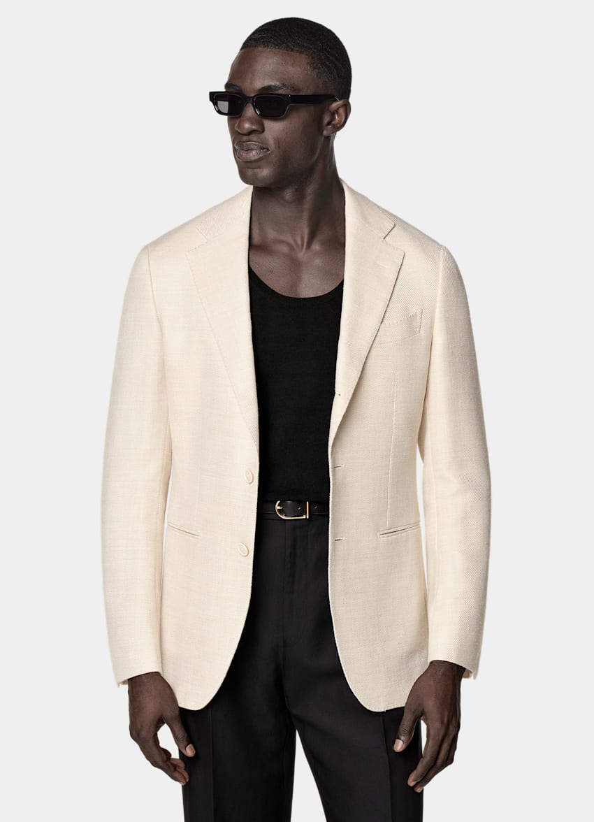 Sand Tailored Fit Havana Blazer