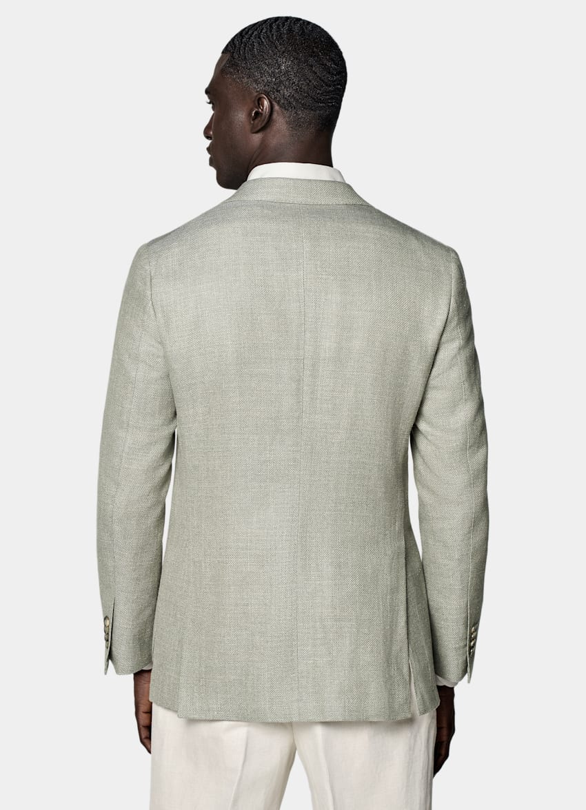 Light Green Tailored Fit Havana Blazer