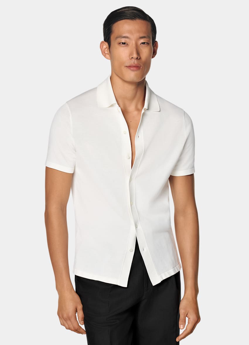 Off-White Polo Cardigan