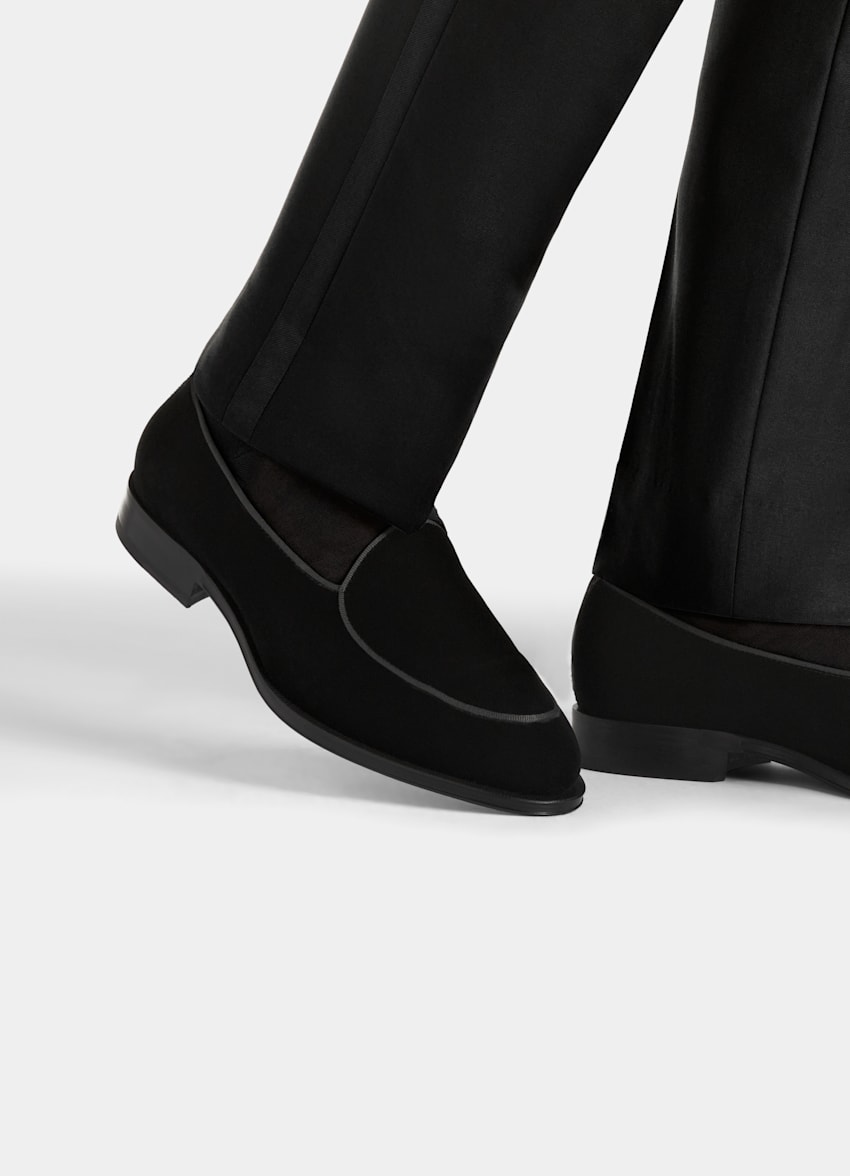 Black Tuxedo Slip-On