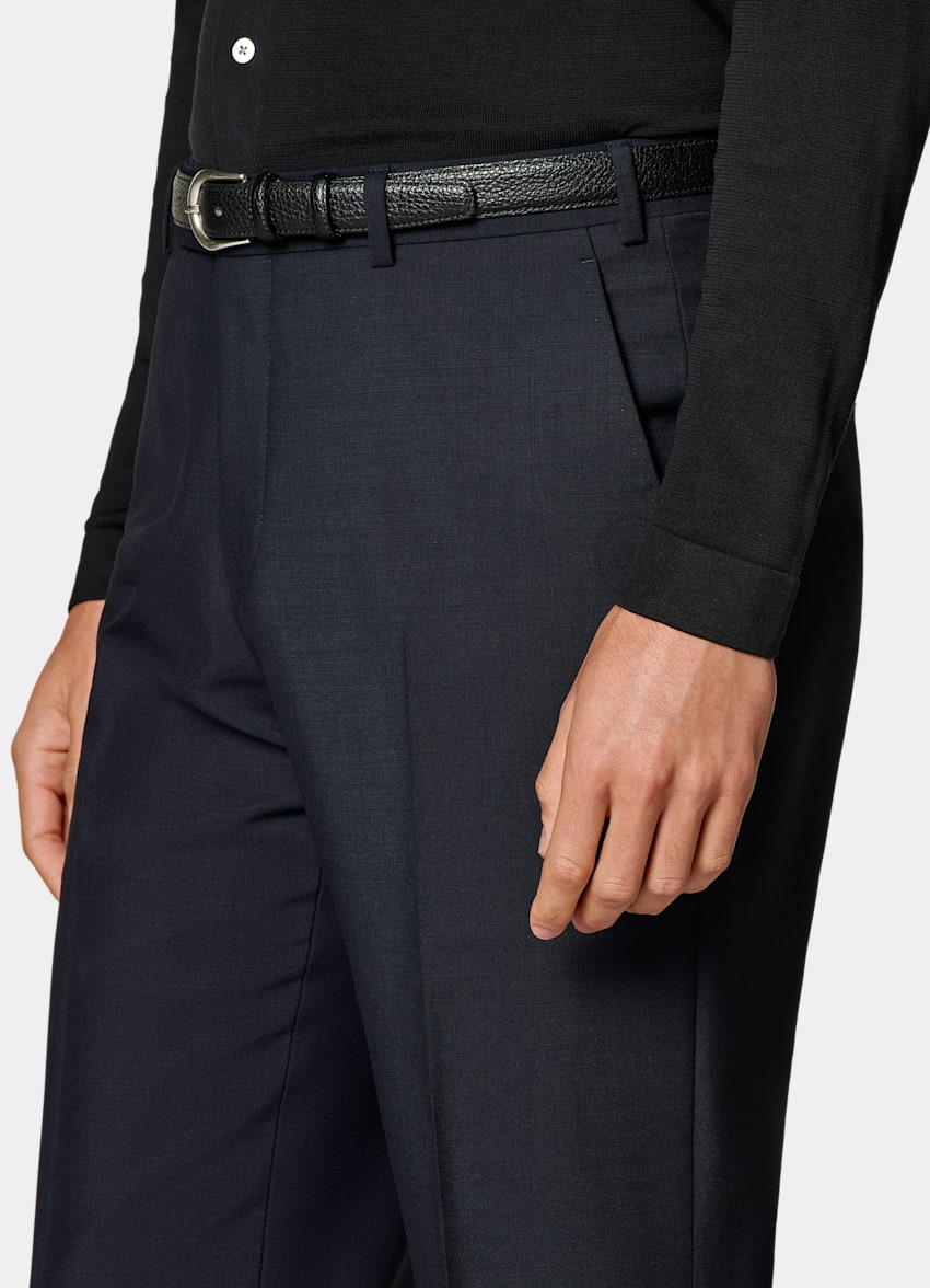 Navy Tailored Fit Milano Suit