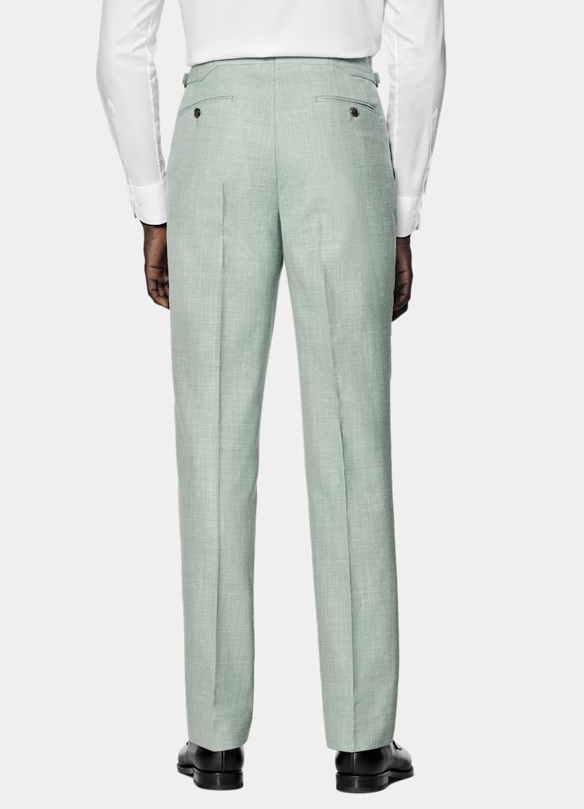 Light Green Tailored Fit Havana Suit