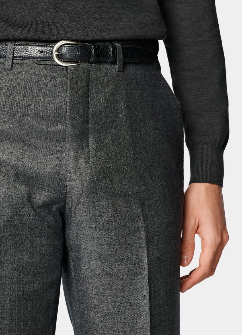 Dark Grey Tailored Fit Havana Suit