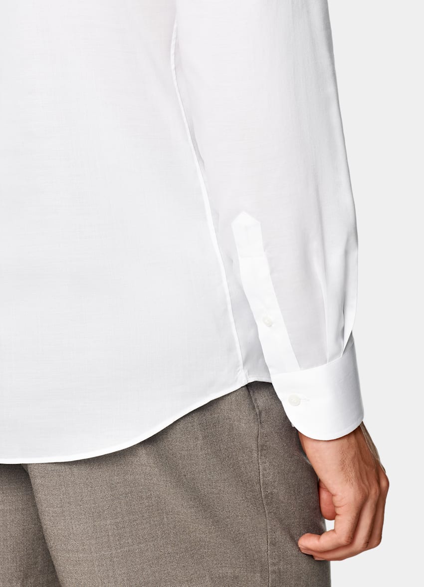 White Tailored Fit Shirt