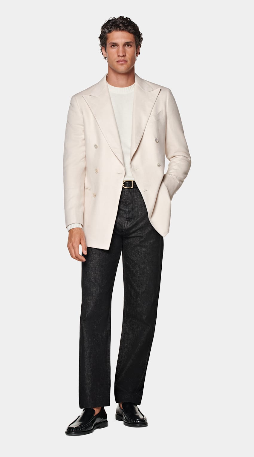 Sand Tailored Fit Havana Blazer